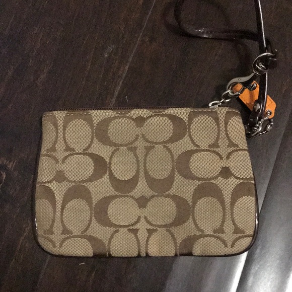 Coach cloth wristlet - Picture 2 of 2